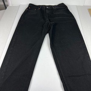 Levi's Jeans Men's 35x31* 560 Loose Fit Tapered Leg Black Cotton Denim Tag 38x34